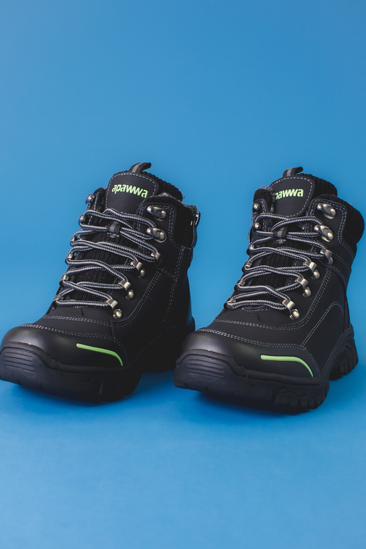 čierna Trekingové topánky chlapčenský
