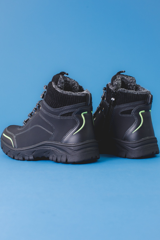 čierna Trekingové topánky chlapčenský