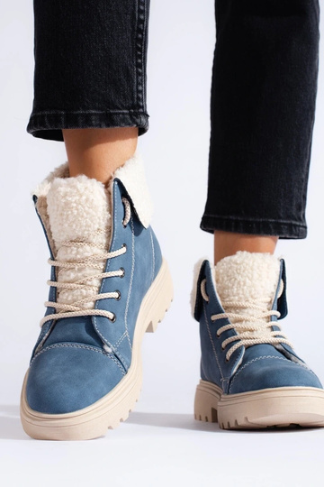 Dámske čižmy s ovčou kožou... 2