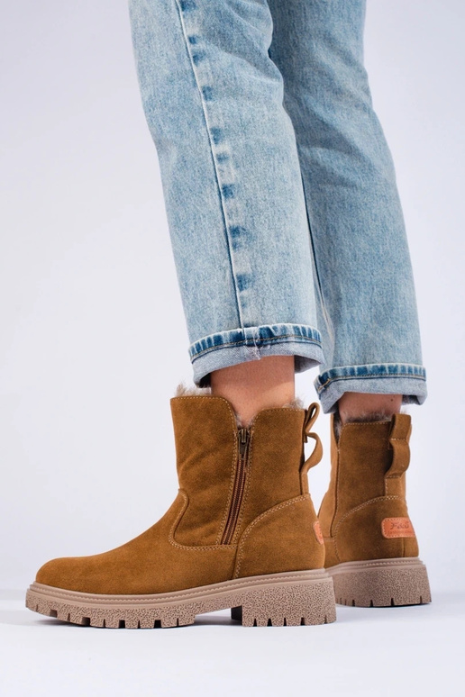 Dámske čižmy izolované Hnedá farba zo...