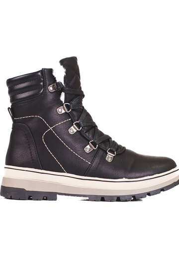 čierna Dámske čižmy s...