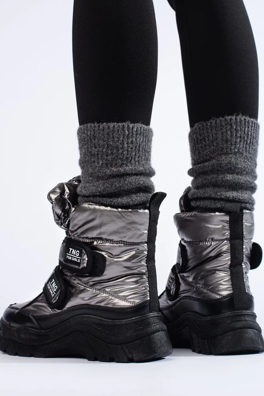 teplý Dámske snehule Potocki striebro...