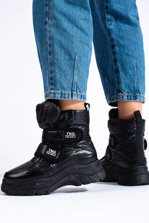 teplý Dámske snehule Potocki čierna...