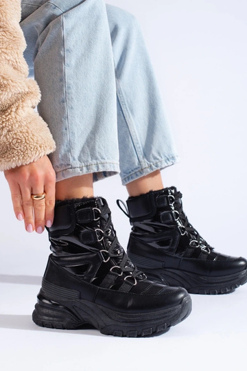 čierna Dámske snehule s... 2