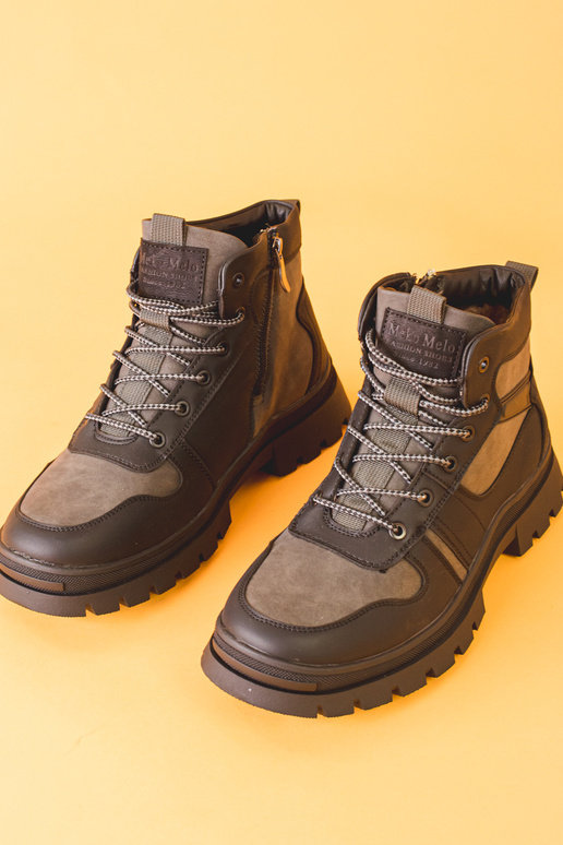 Pánske topánky izolované kožou šedej...