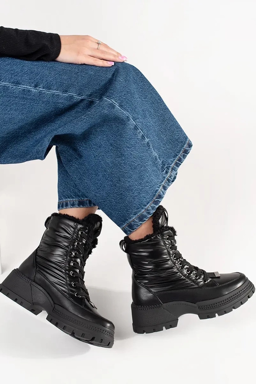 Dámske snehové topánky s platformou v... Dámske snehové topánky s platformou v...