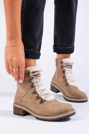 topánky dámske s ovčou... 2