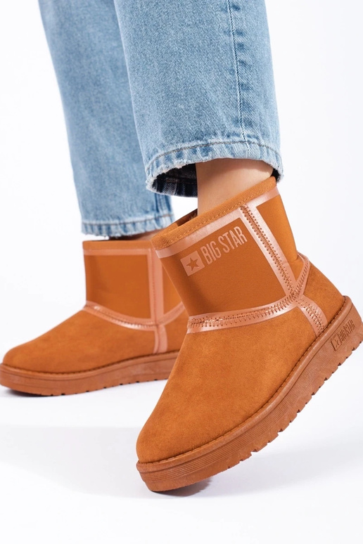 hnedé Dámske snehule BIG STAR KK274612B