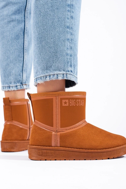 hnedé Dámske snehule BIG STAR KK274612B
