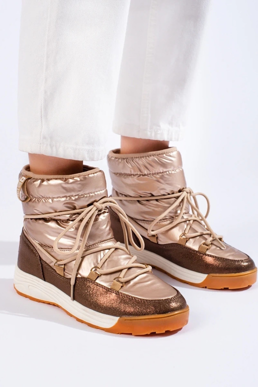 Krátke zlaté snehule BIG STAR KK274276