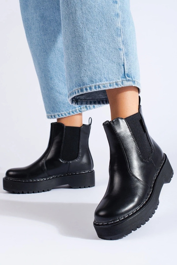 čierne Dámske topánky BIG... 2