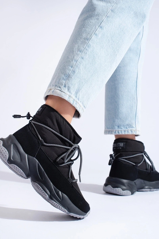 čierne Dámske snehule BIG STAR KK274274