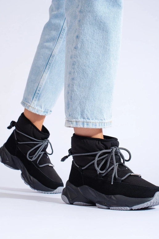 čierne Dámske snehule BIG STAR KK274274