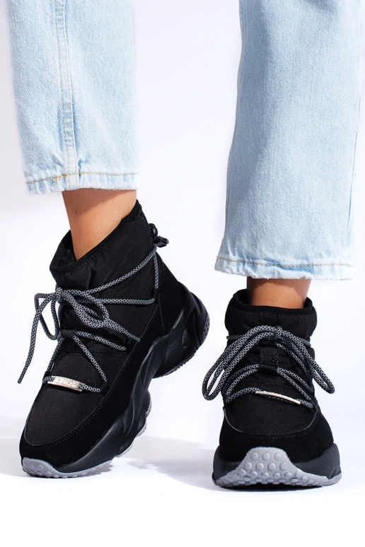 čierne Dámske snehule BIG STAR KK274274