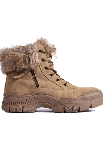 hnedé Dámske čižmy s...