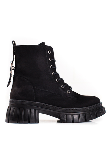 semišové čižmy s platformou...