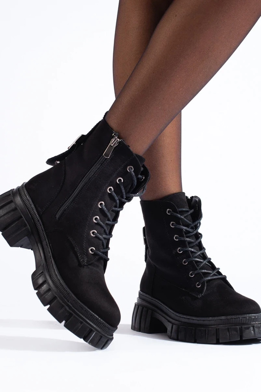 semišové čižmy s platformou... semišové čižmy s platformou...