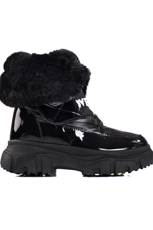 dámske snehule s gumičkou v čiernej... dámske snehule s gumičkou v čiernej...