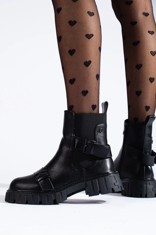 Dámske topánky na platforme v čiernej...