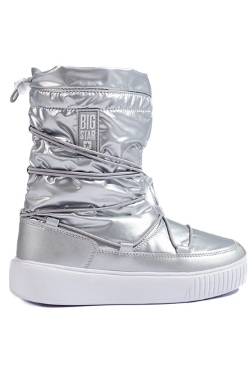 Dámske zateplené strieborné...