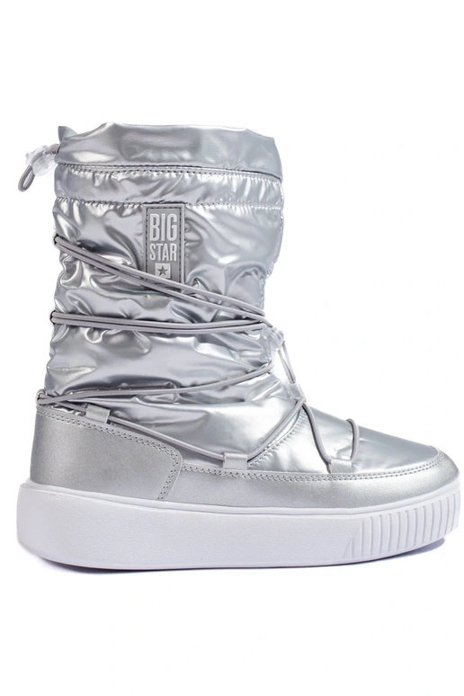 Dámske zateplené strieborné snehule...