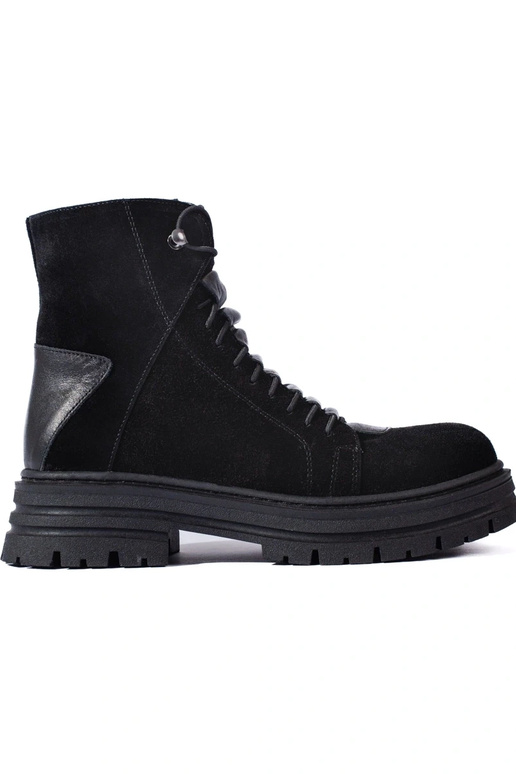 čierne čižmy z prírodnej kože čierne čižmy z prírodnej kože