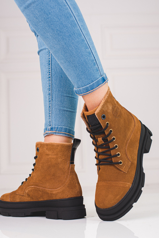 Kožené Dámske topánky BIG STAR KK274524 Kožené Dámske topánky BIG STAR KK274524