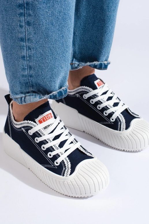 Dámske topánky Shelovet modrej farby