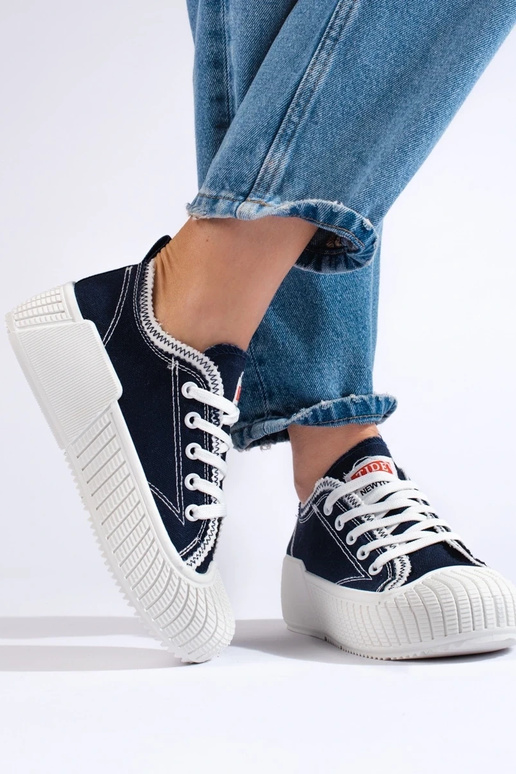 Dámske topánky Shelovet modrej farby