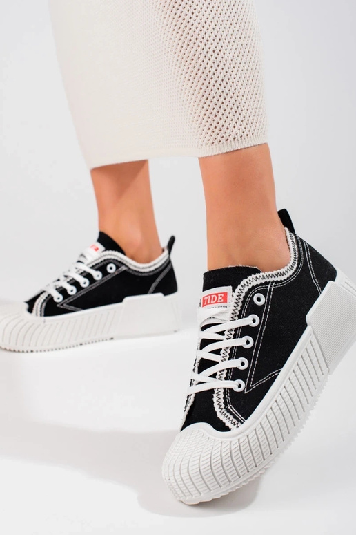 Dámske topánky Shelovet čiernej farby