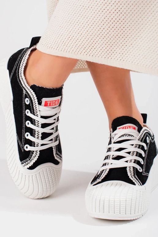 Dámske topánky Shelovet čiernej farby