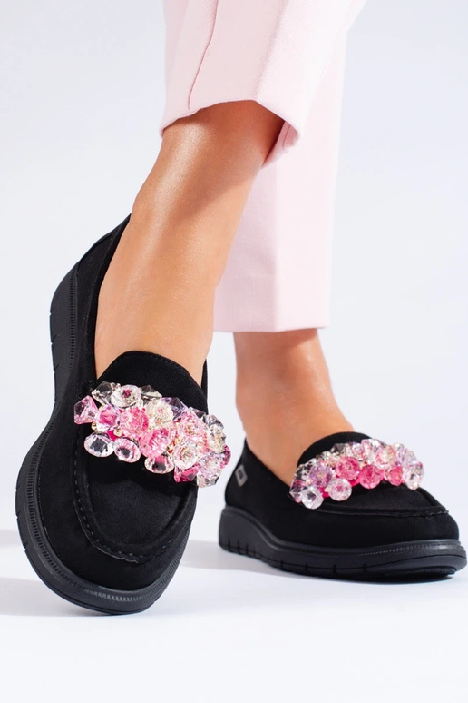 Semišové mokasíny na platforme Shelovet