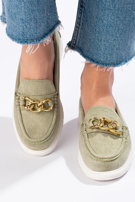 Pohodlné dámske mokasíny na platforme...