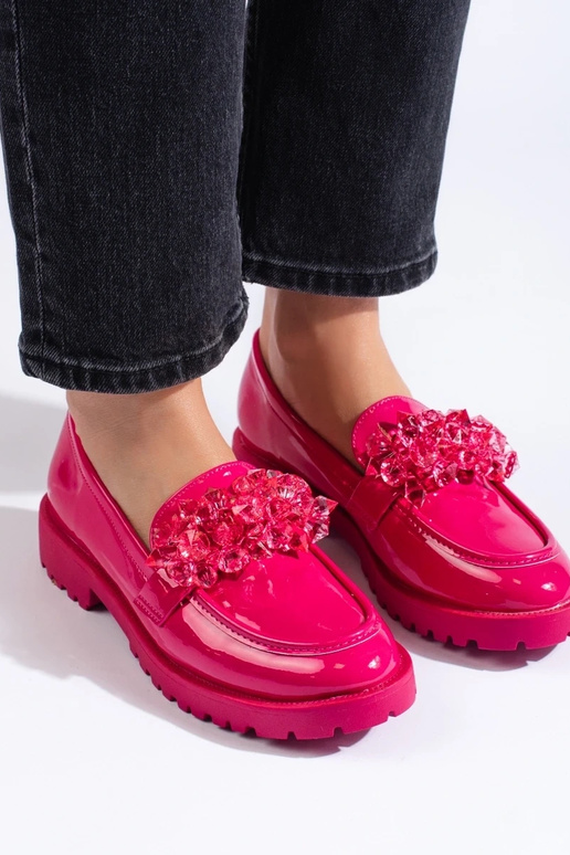 Dámske mokasíny Shelovet s kryštálmi... Dámske mokasíny Shelovet s kryštálmi...