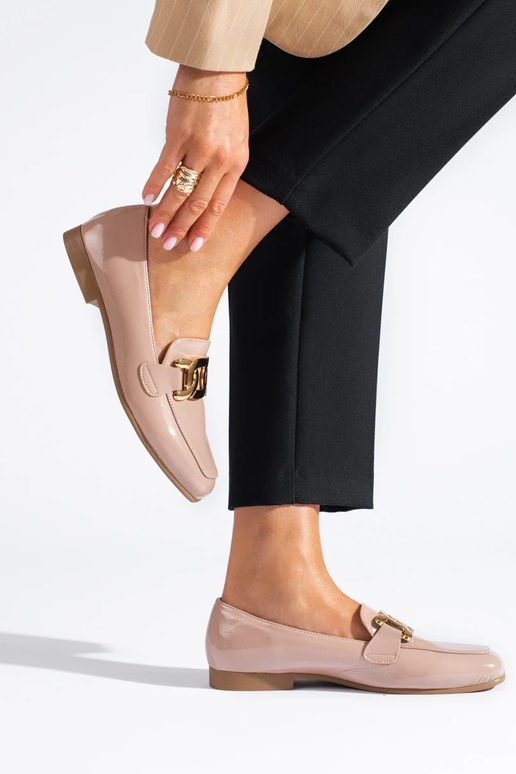 s lakovým efektom ružové dámske...