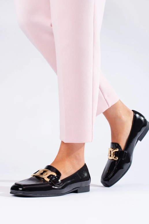 s lakovým efektom čierne dámske... s lakovým efektom čierne dámske...