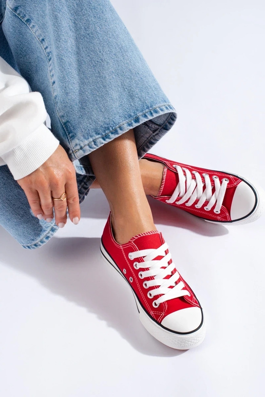 červené topánky Shelovet