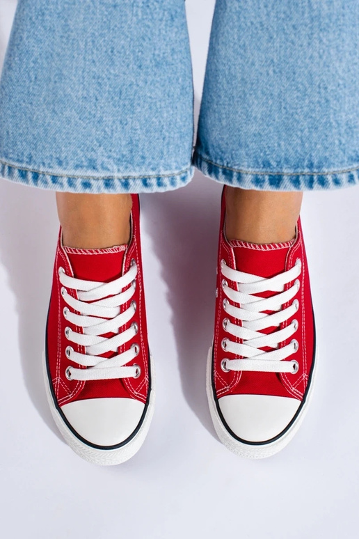 červené topánky Shelovet