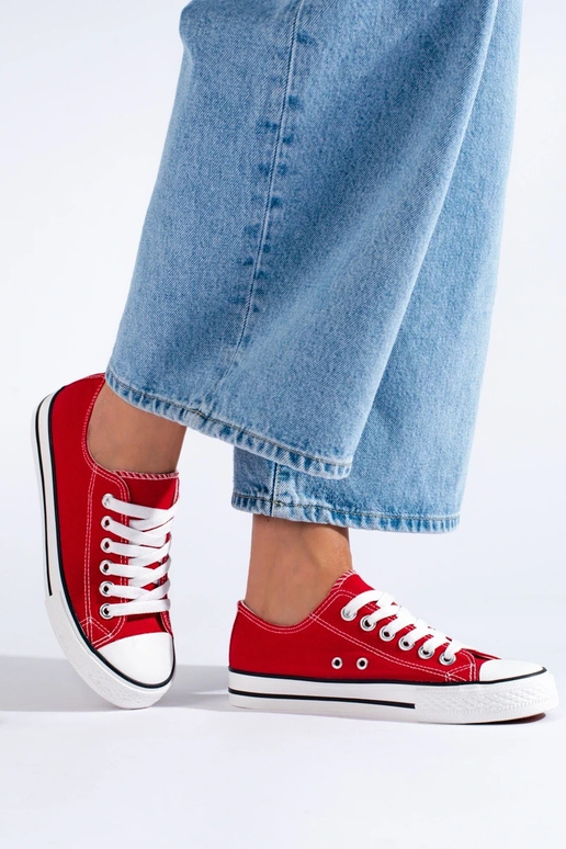 červené topánky Shelovet