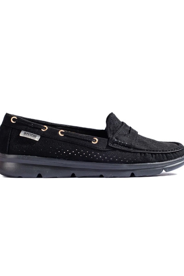 Čierne semišové mokasíny...