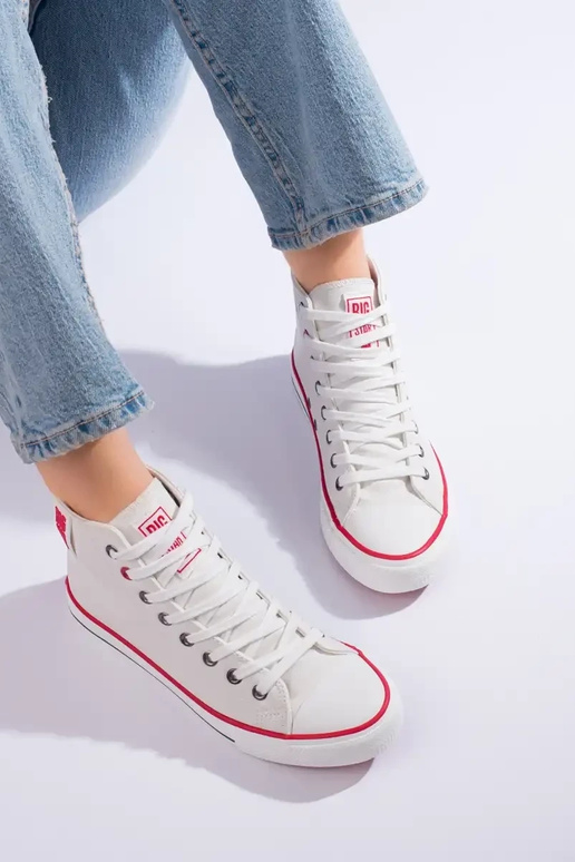 biele Dámske topánky BIG STAR JJ274132