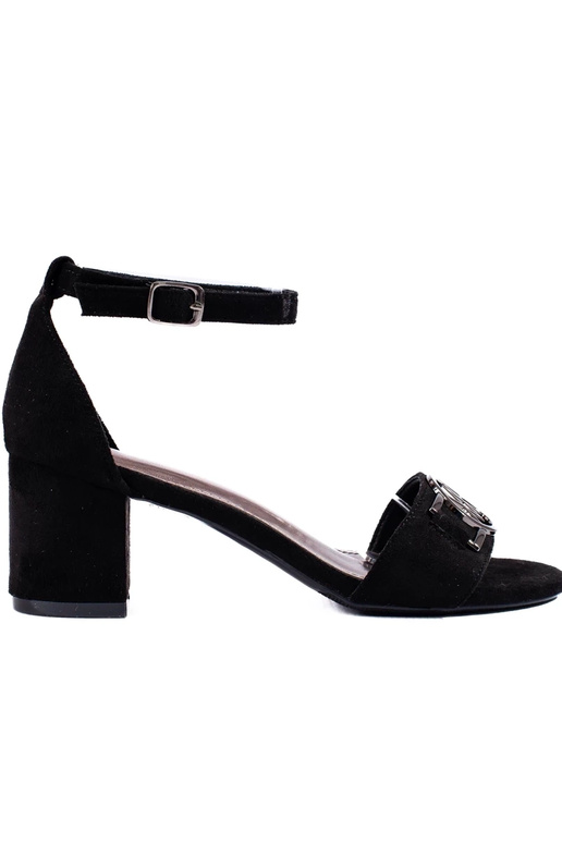 semišové sandále Potocki čiernej farby semišové sandále Potocki čiernej farby