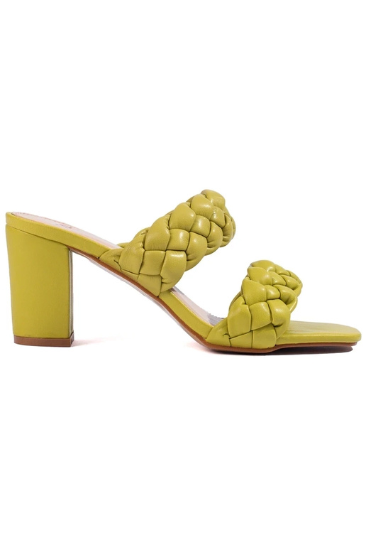 zelené zapletané sandále na podpätku... zelené zapletané sandále na podpätku...