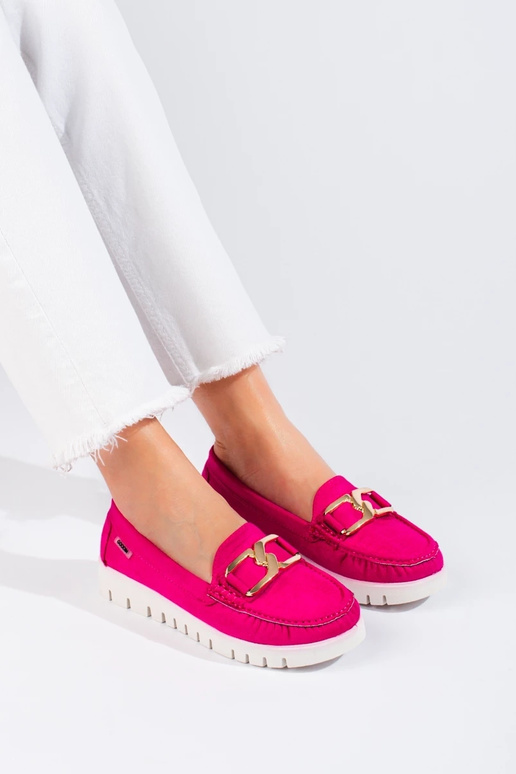 Mokasíny zo semišu s masívnym... Mokasíny zo semišu s masívnym...