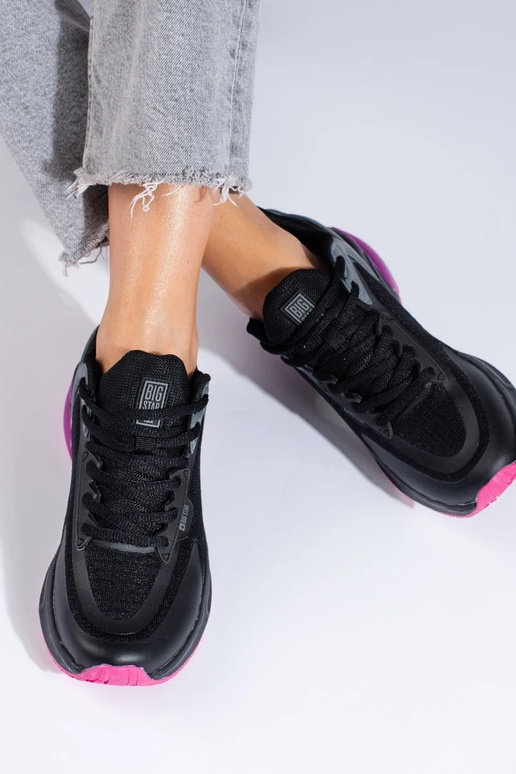 športová obuv čierna BIG STAR LL274335