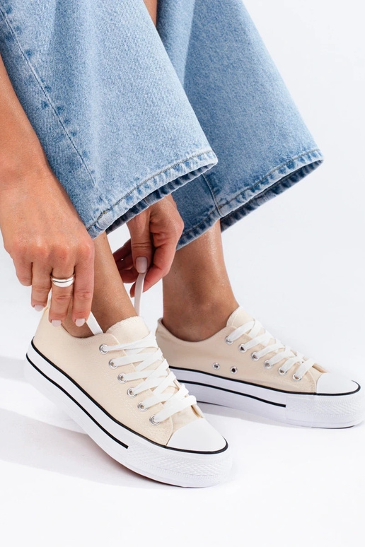 topánky béžové Shelovet