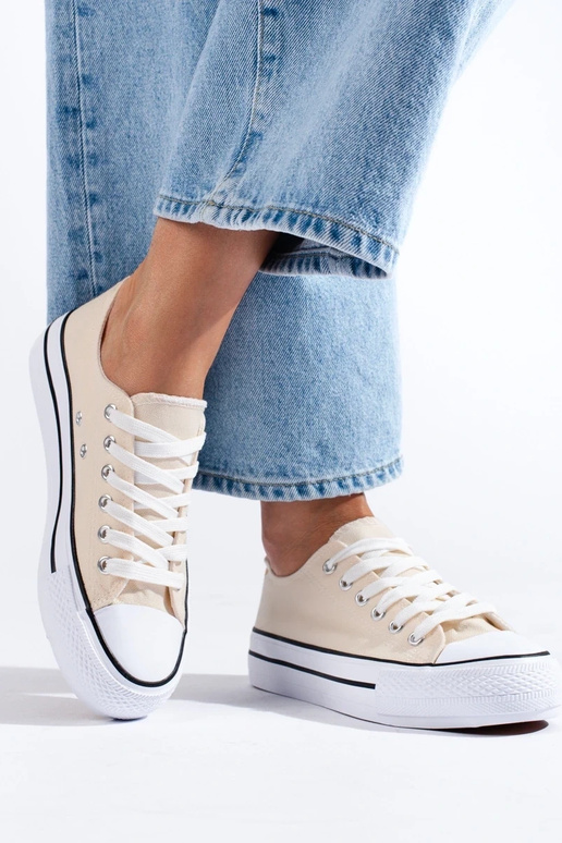 topánky béžové Shelovet