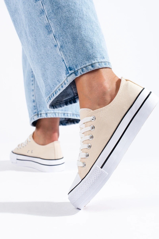 topánky béžové Shelovet