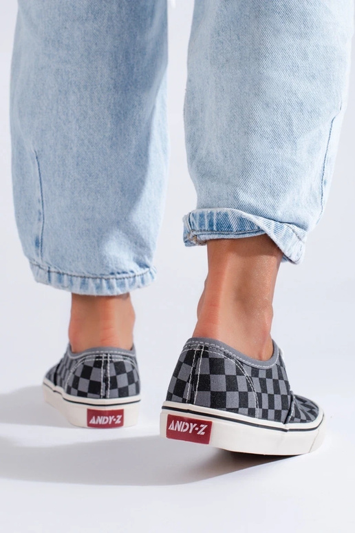 Čierno-šedé topánky Shelovet