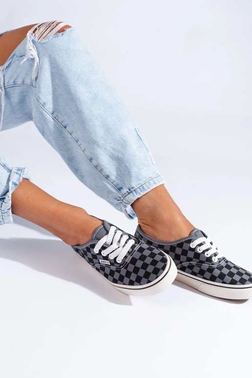 Čierno-šedé topánky Shelovet